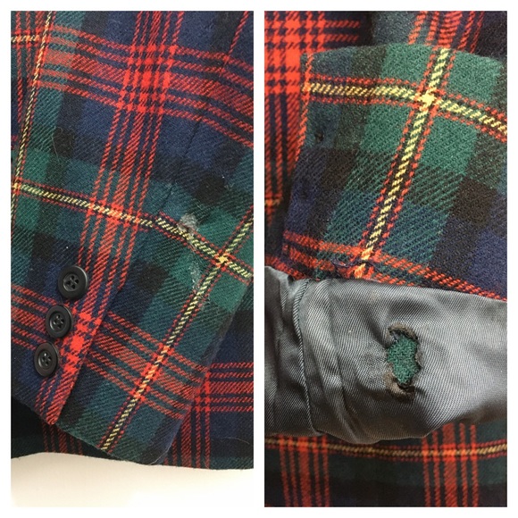 Vintage Pendleton plaid Tartan wool Blazer - Picture 8 of 8